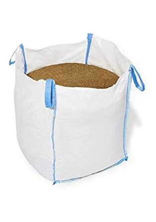 1 Adet Sanayi Tipi Big Bag Büyük Grit Solucan Çuval 90x90x100 CM 1 Ton Kapasiteli